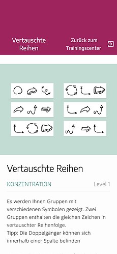 Mental-aktiv - Konzentrations-Übung auf dem Smartphone