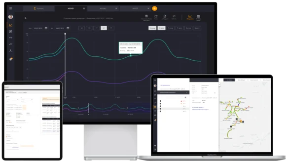 SmartGrid Platform - Dashboard und Netzvisualisierung